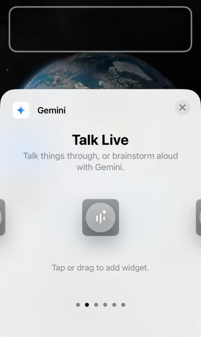 You can now talk to Google Gemini from your iPhone's lock screen